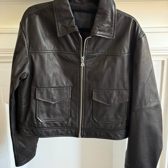 Paige Clyde Leather Jacket - Picture 3 of 3